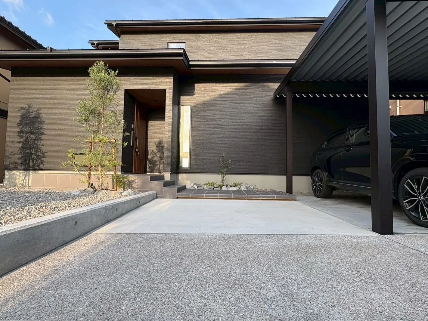 コンクリート洗い出し